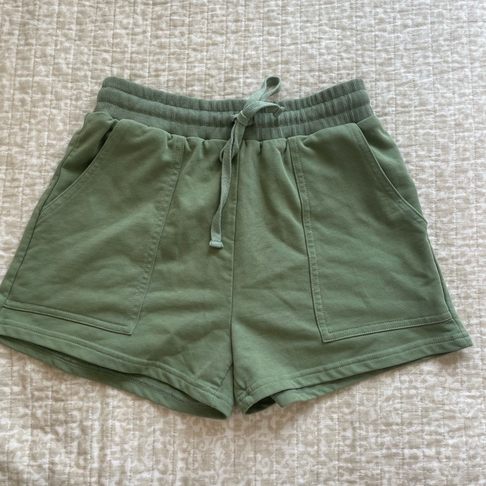 Comfy shorts only worn a couple times! 
Smoke free/ animal free home!
